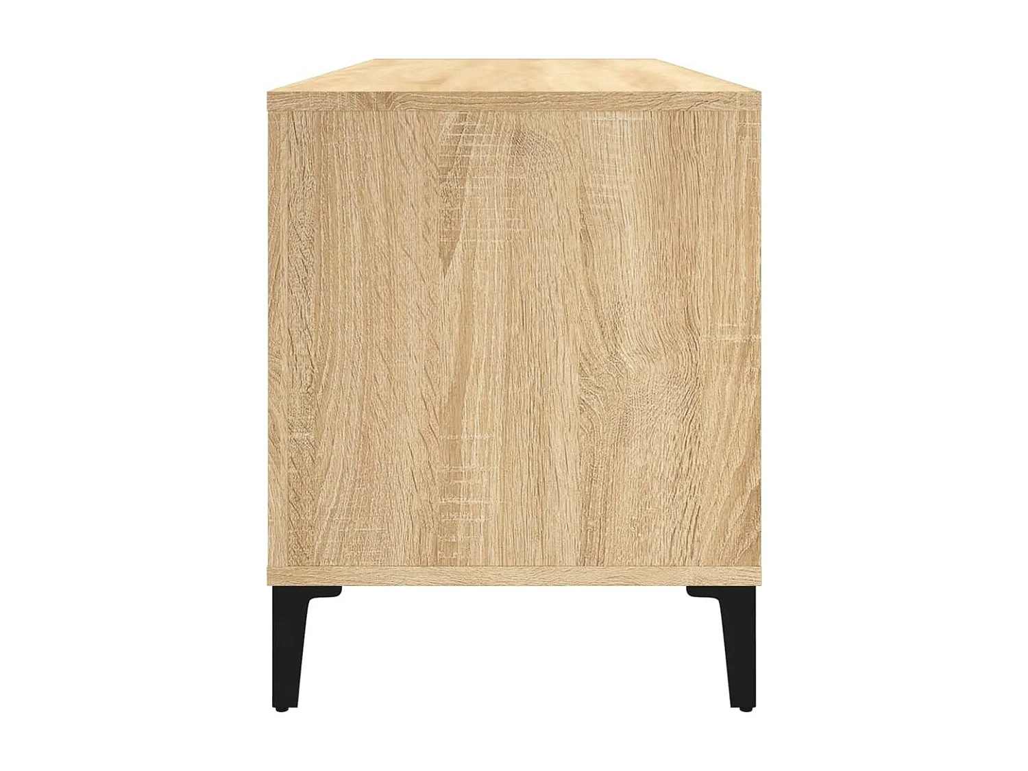 Mueble discos madera contrachapada roble Sonoma 100x38x48 cm