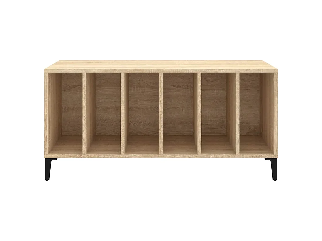 Armoire à disques chêne sonoma 100x38x48 cm bois d'ingénierie