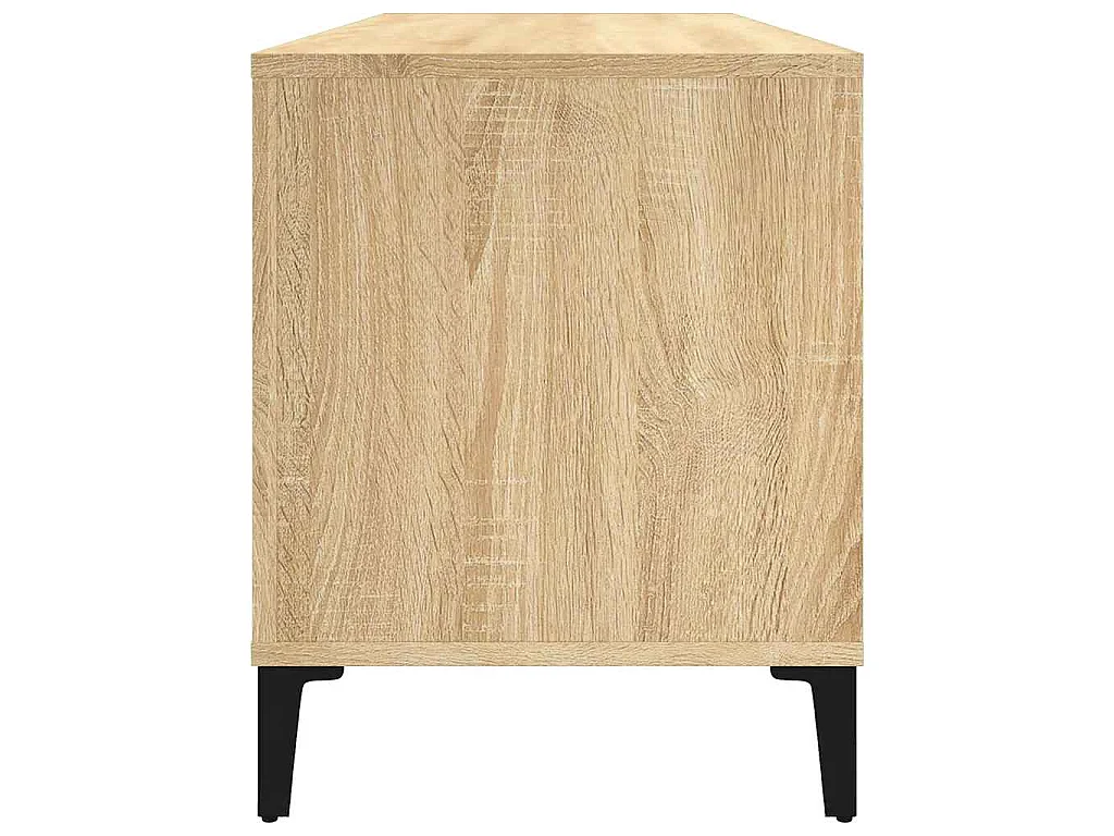 Armoire à disques chêne sonoma 100x38x48 cm bois d'ingénierie