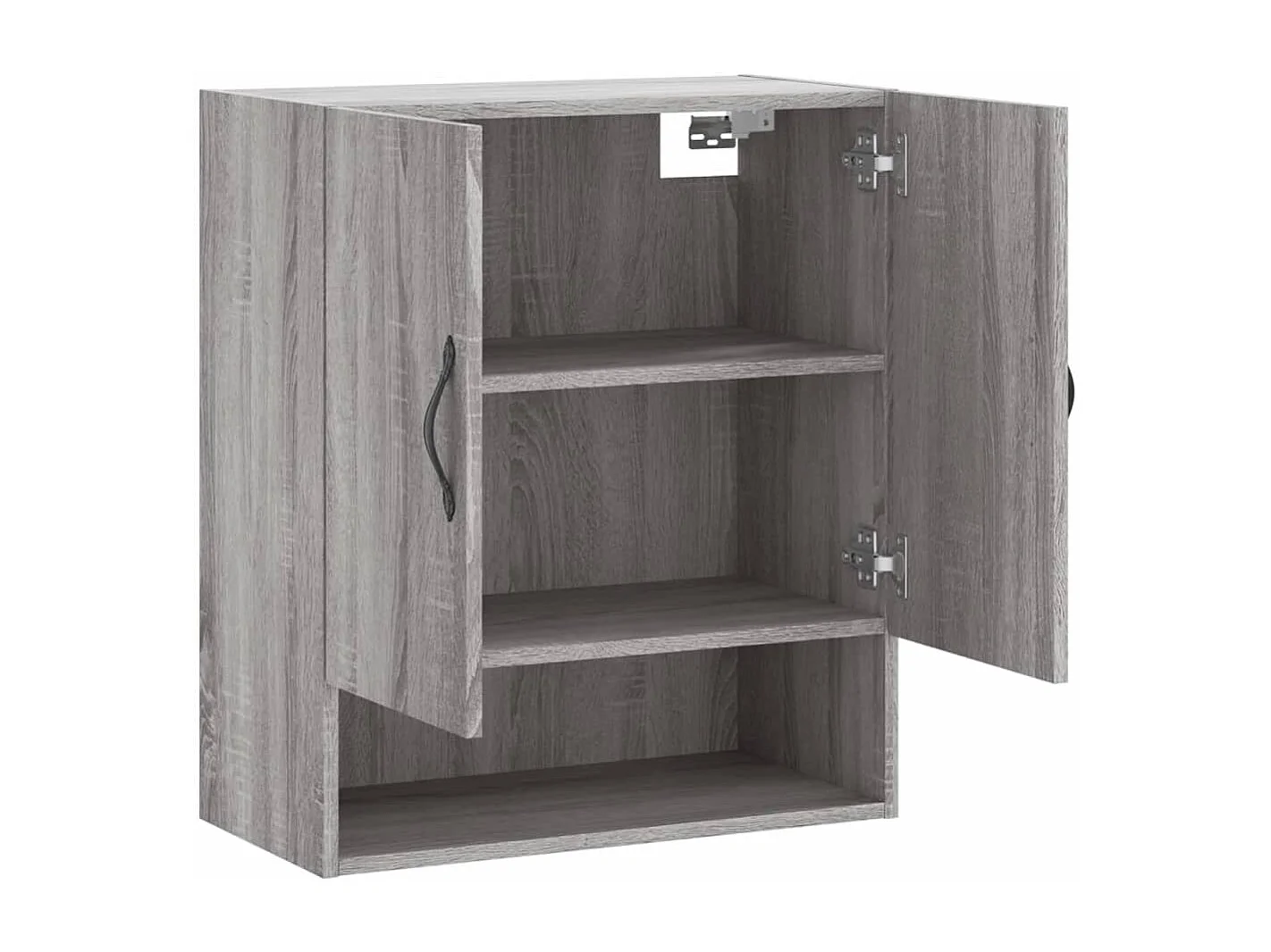 Armoire murale sonoma gris 60x31x70 cm bois d'ingénierie