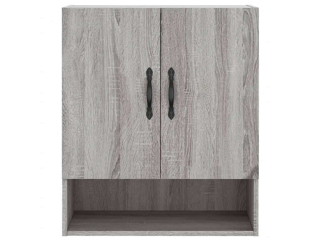 Armoire murale sonoma gris 60x31x70 cm bois d'ingénierie