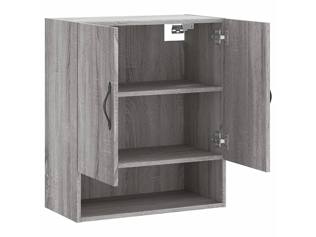 Armoire murale sonoma gris 60x31x70 cm bois d'ingénierie