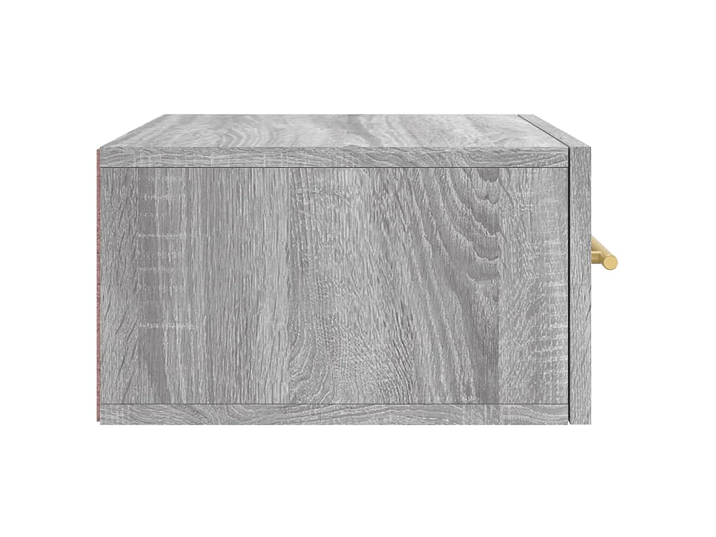 Comodini a Muro 2 pz Grigio Sonoma 35x35x20 cm