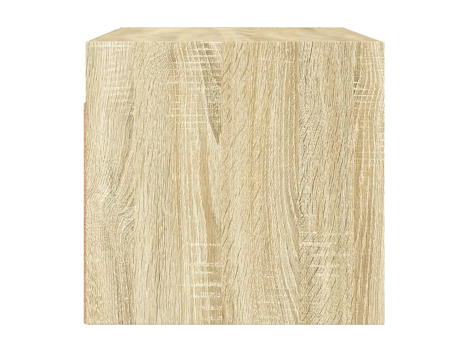 Wandschrank mit Glastüren Sonoma-Eiche 68,5x37x35 cm