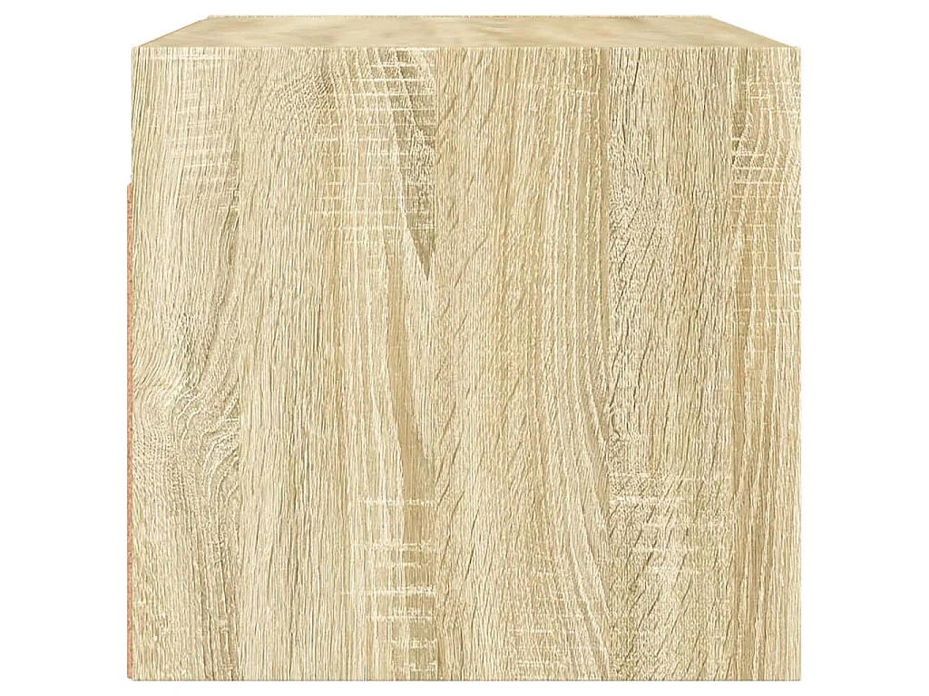 Mobile a Muro con Ante in Vetro Rovere Sonoma 68,5x37x35 cm