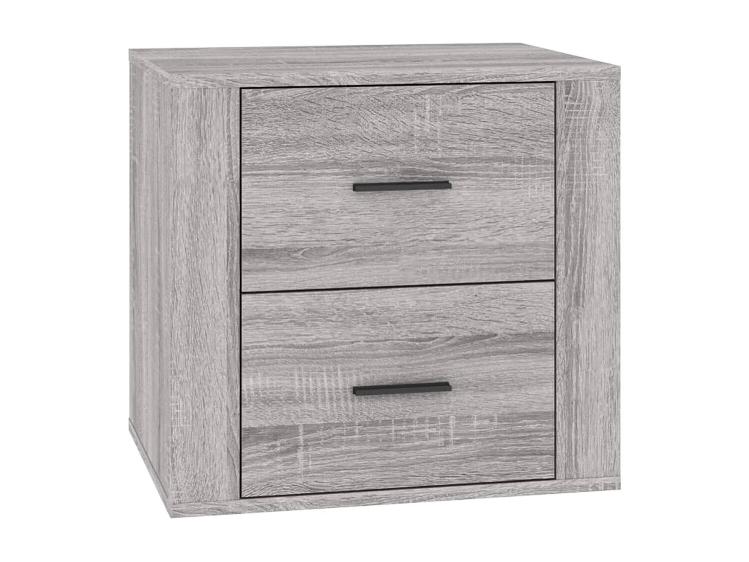 Table de chevet Sonoma gris 50x39x47 cm