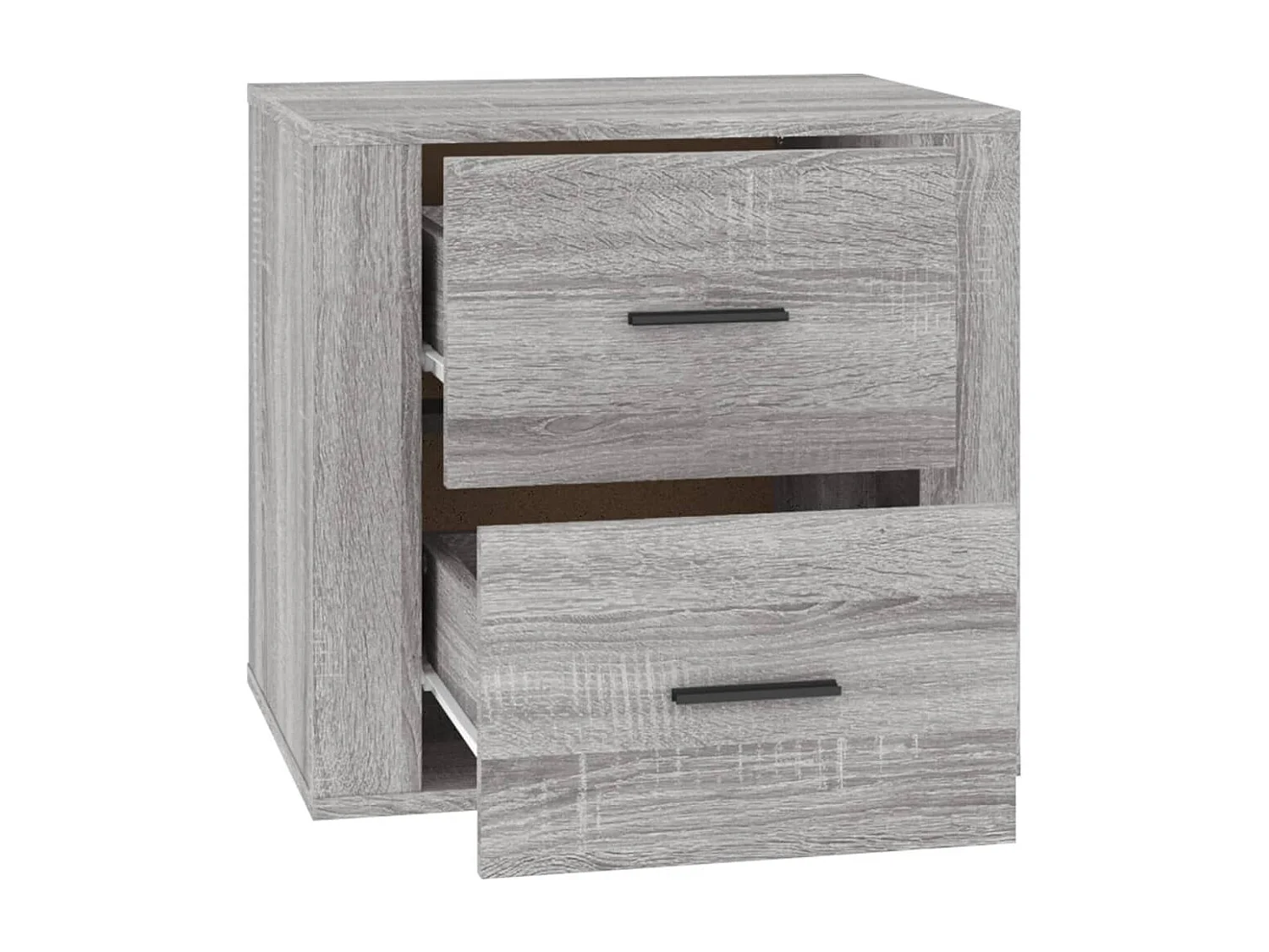 Table de chevet Sonoma gris 50x39x47 cm