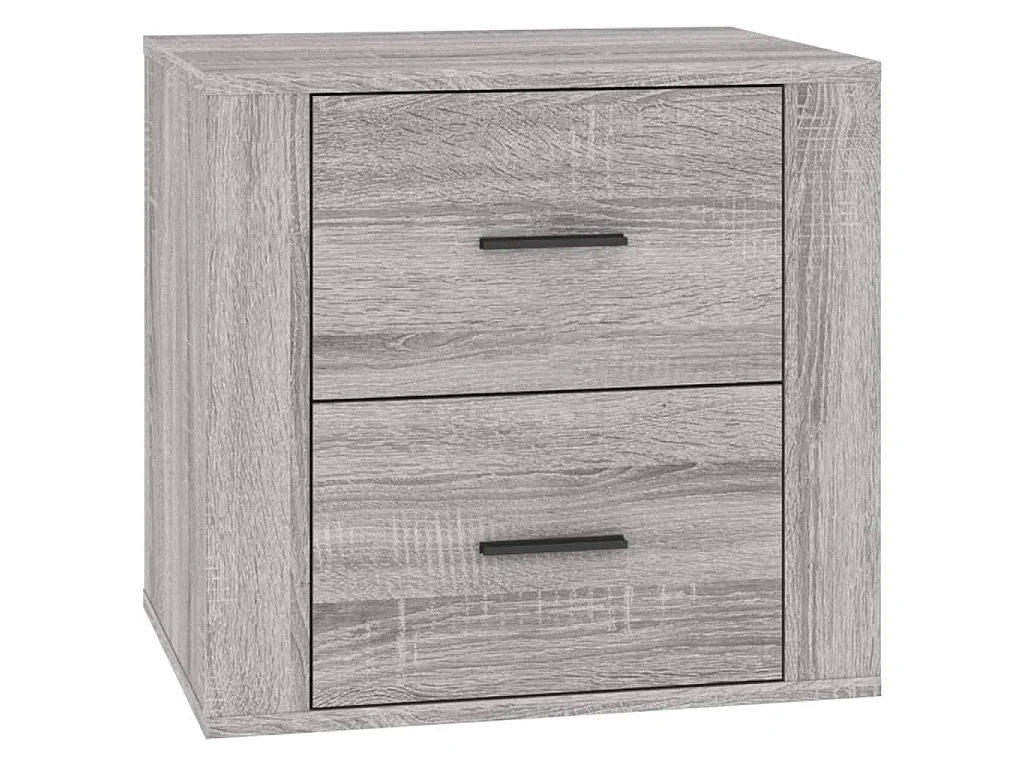 Table de chevet Sonoma gris 50x39x47 cm