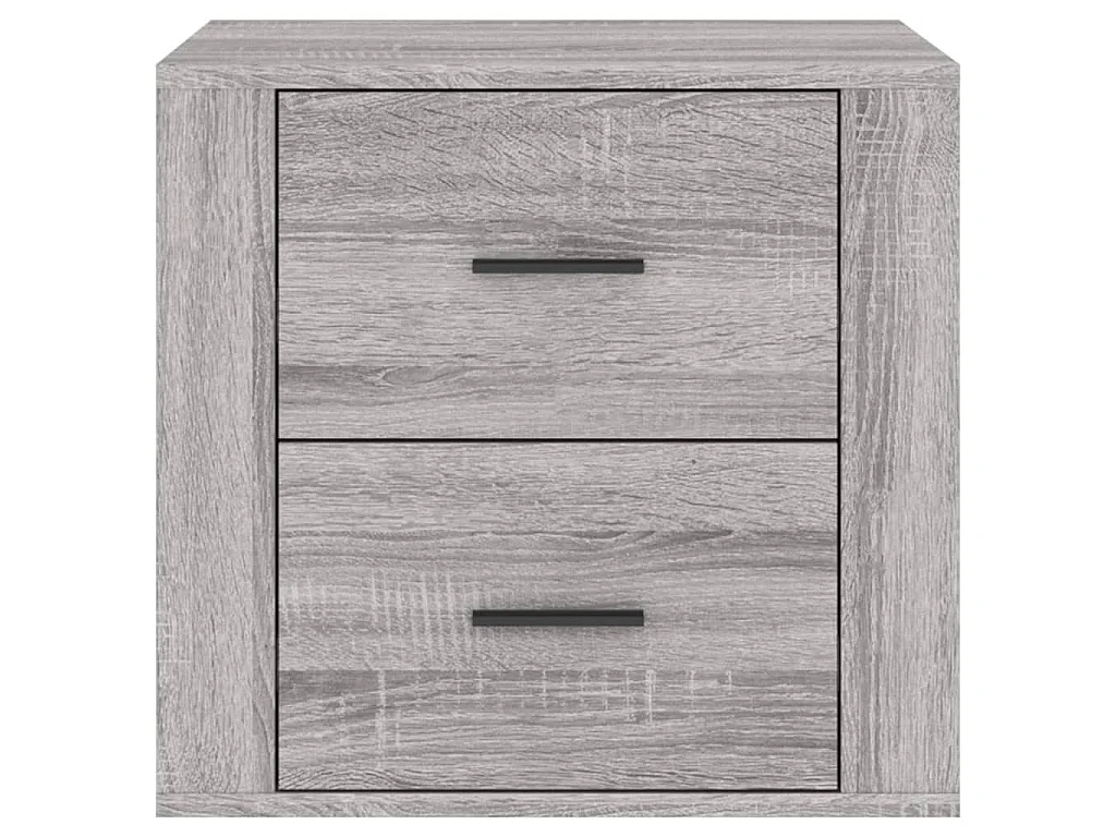 Table de chevet Sonoma gris 50x39x47 cm