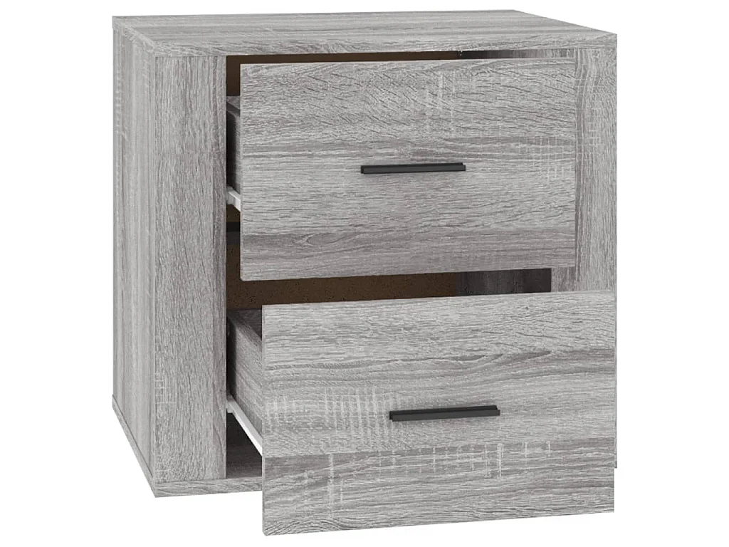 Table de chevet Sonoma gris 50x39x47 cm