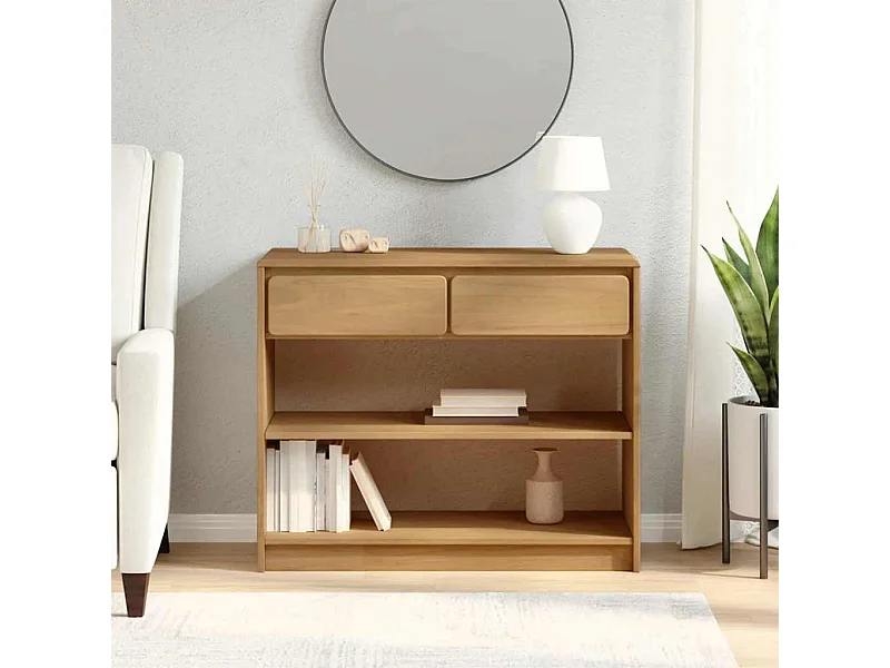 Konsolentisch SAUDA Eiche-Optik 89,5x36,5x73 cm Kiefernholz