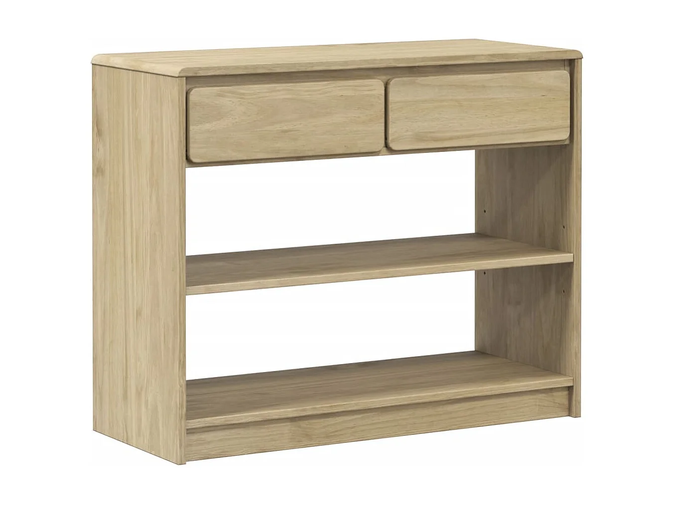 Table console SAUDA chêne 89,5x36,5x73 cm bois de pin massif