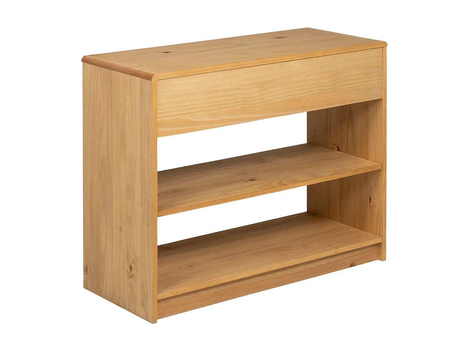 Table console SAUDA chêne 89,5x36,5x73 cm bois de pin massif