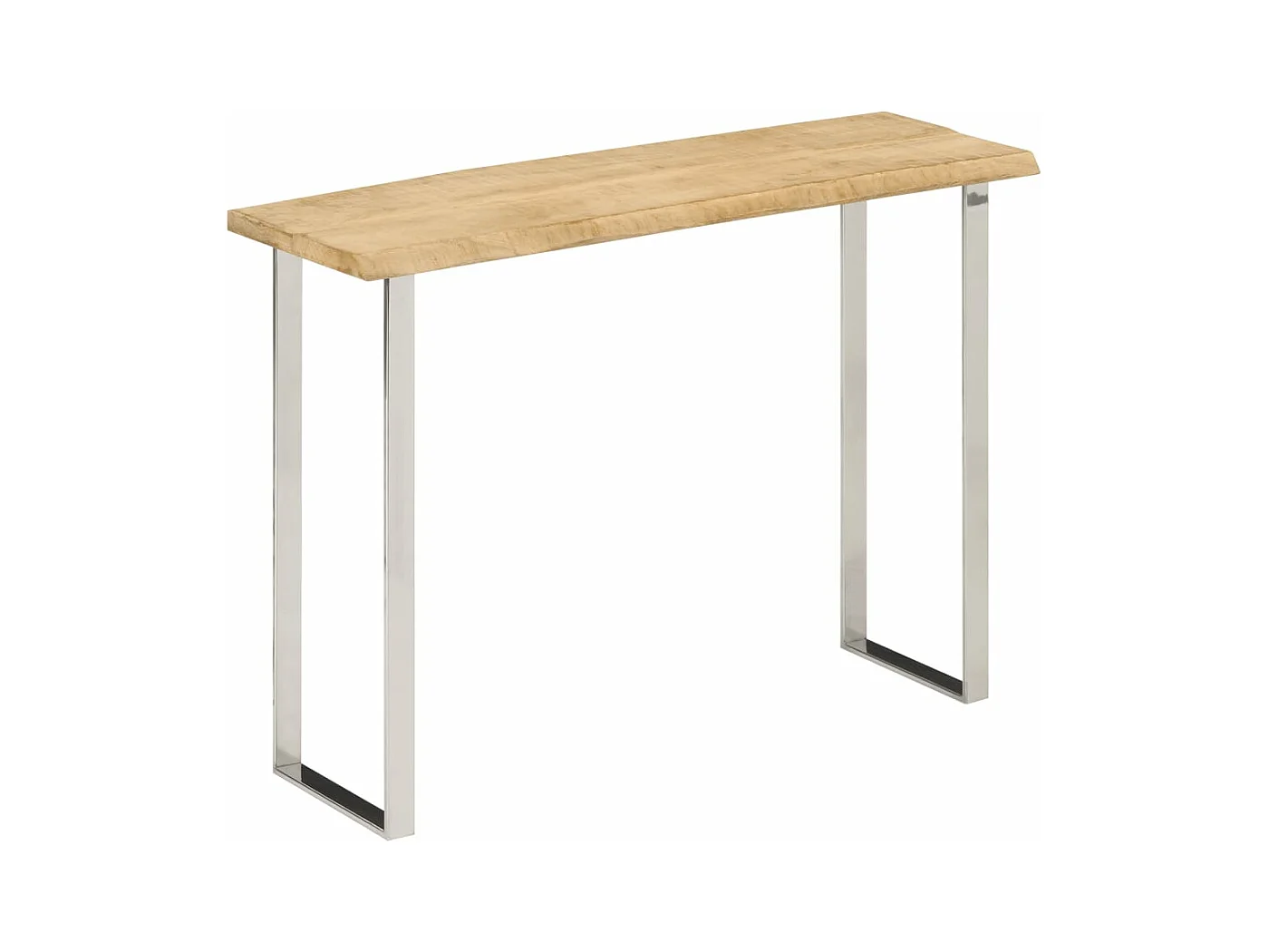 Table console à live edge 105x33x76 cm bois de manguier massif