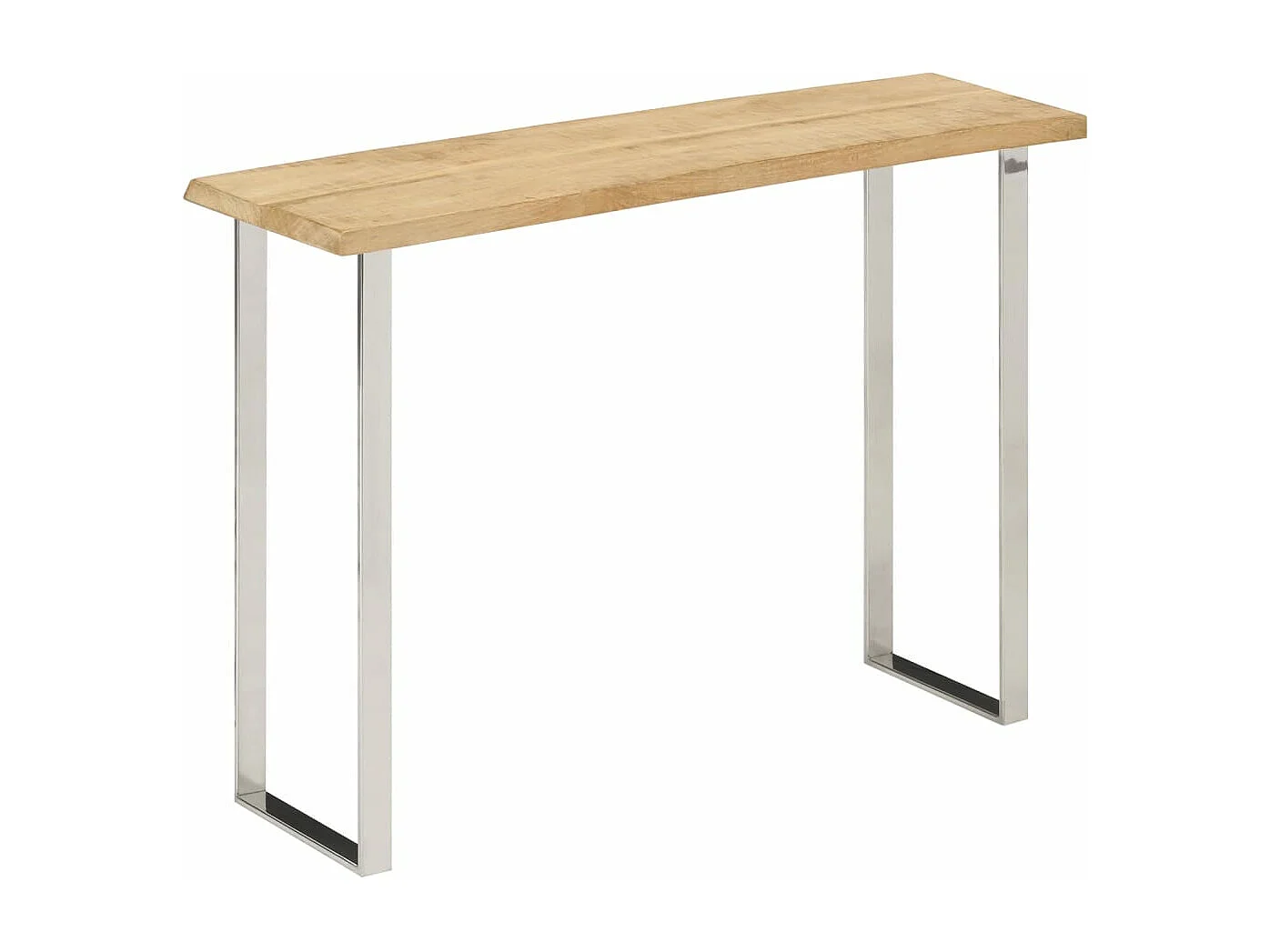 Table console à live edge 105x33x76 cm bois de manguier massif