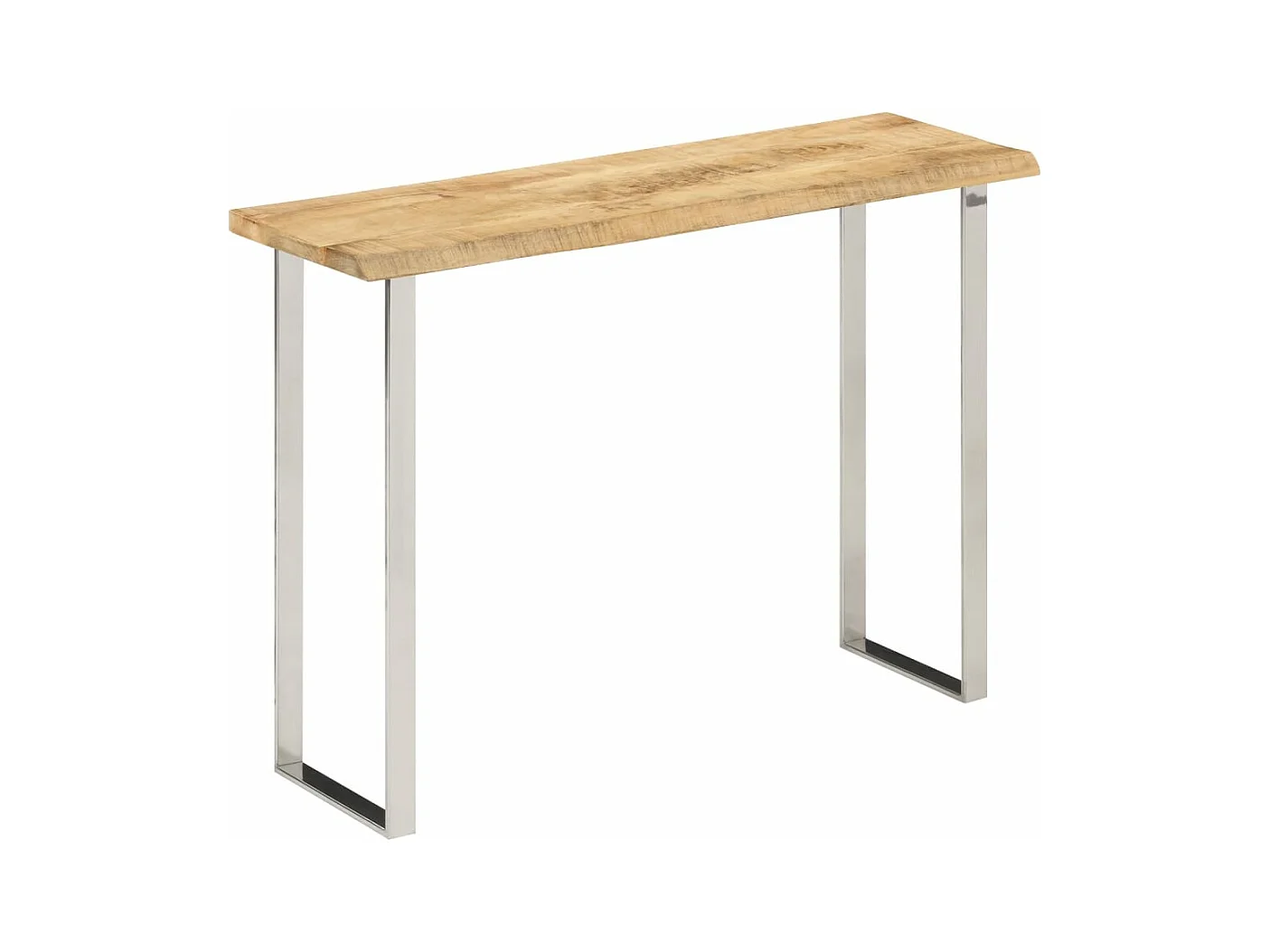 Table console à live edge 105x33x76 cm bois de manguier massif