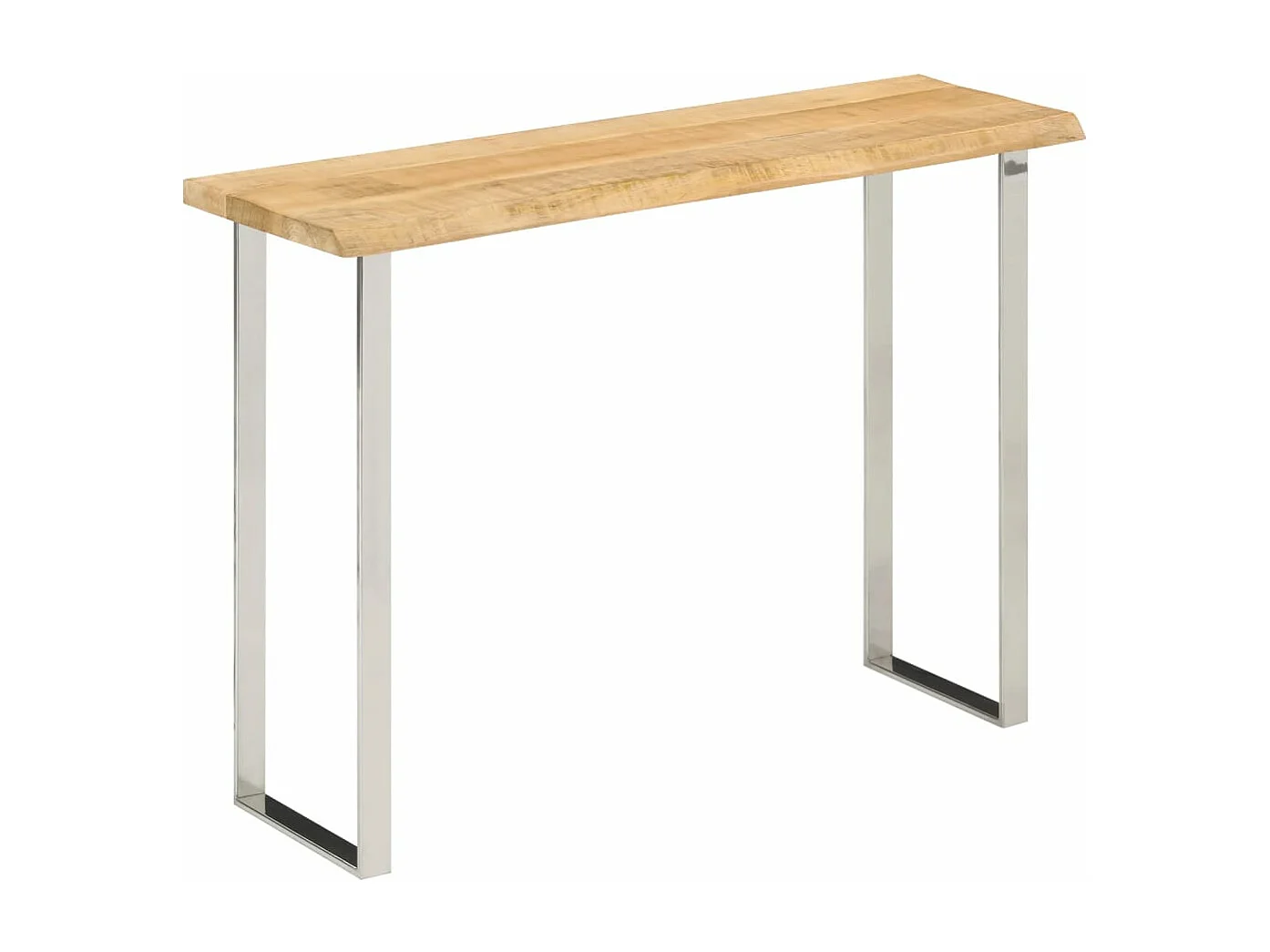 Table console à live edge 105x33x76 cm bois de manguier massif