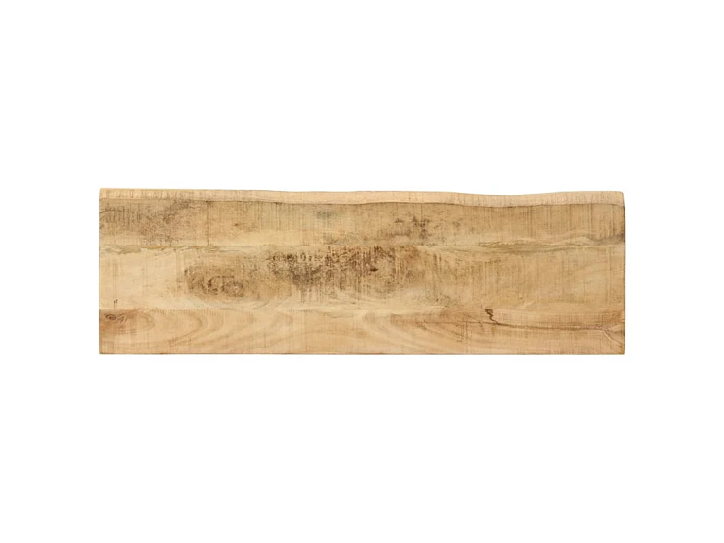 Konsolentisch mit Baumkante 105x33x76 cm Massivholz Mango