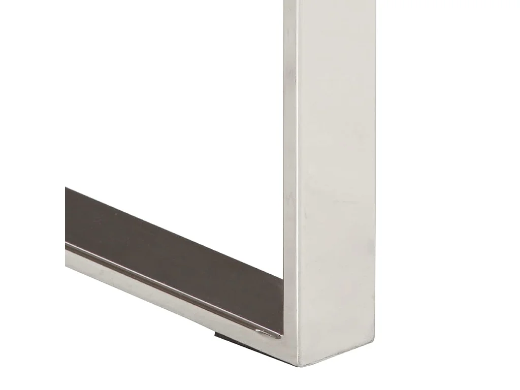 Konsolentisch mit Baumkante 105x33x76 cm Massivholz Mango