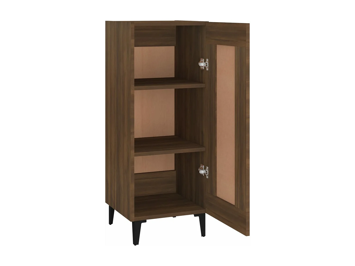 Aparador 34,5x34x90 cm derivados de madeira carvalho castanho