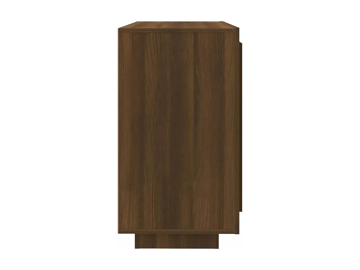 Buffet Chêne marron 80x40x75 cm Bois d'ingénierie