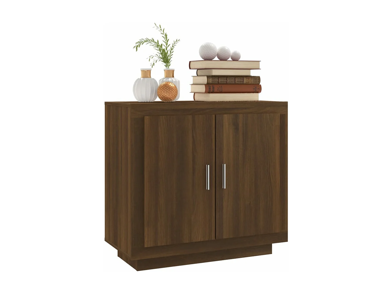 Buffet Chêne marron 80x40x75 cm Bois d'ingénierie