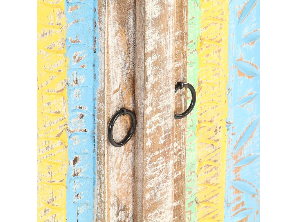 Aparador de madera de mango rugosa 61x35x76 cm