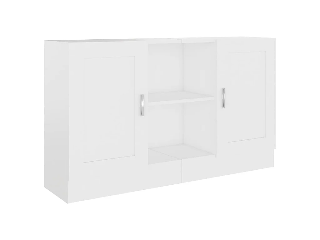 Buffet Blanc 120x30,5x70 cm Bois d'ingénierie