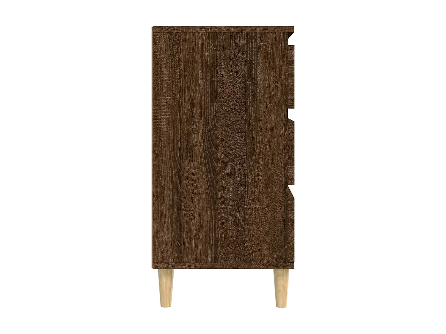 Aparador madera contrachapada marrón roble 60x35x70 cm