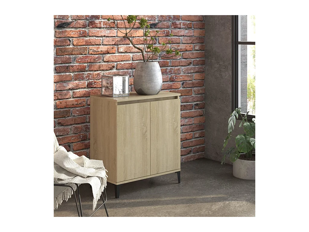 Buffet chêne sonoma 60x35x70 cm bois d'ingénierie