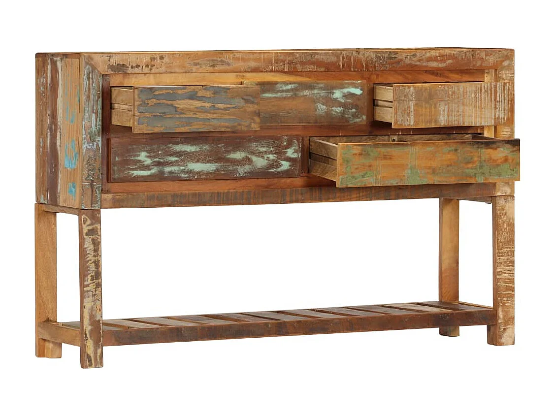 Buffet 120x30x75 cm Bois de récupération solide