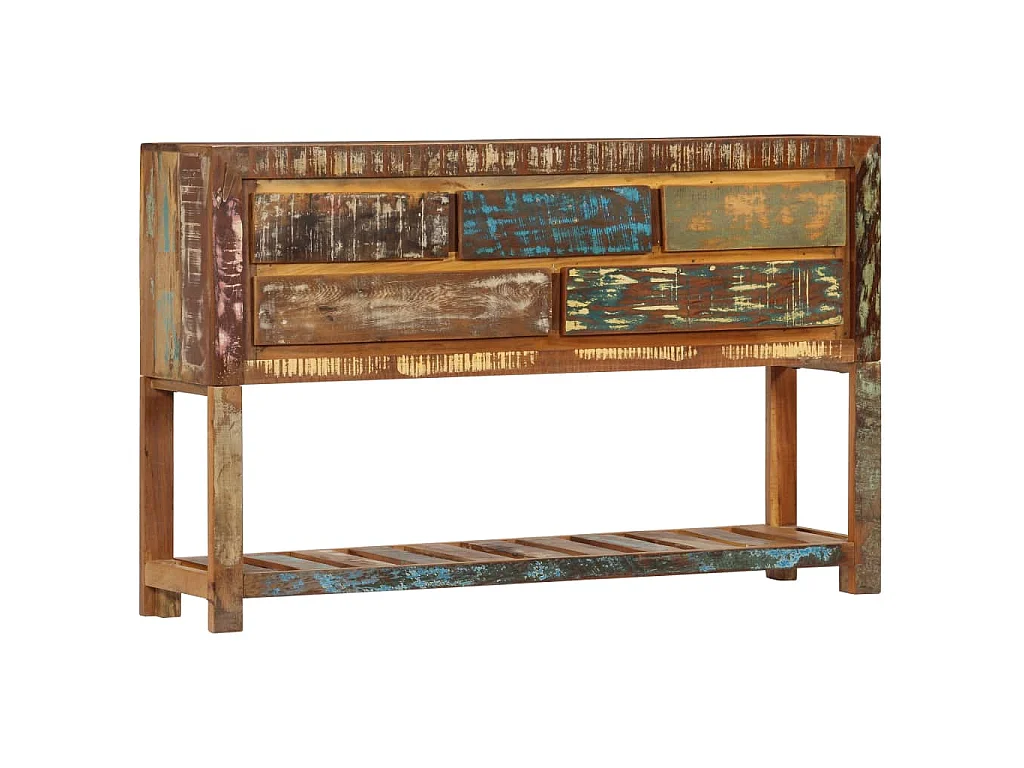 Buffet 120x30x75 cm Bois de récupération solide