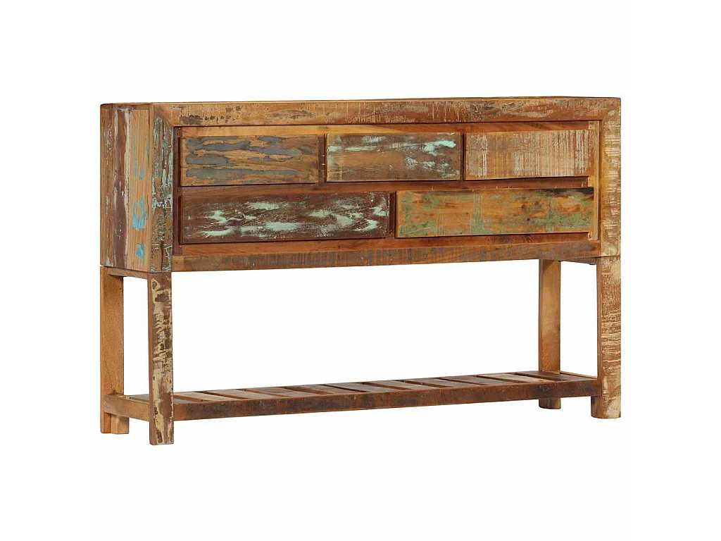 Buffet 120x30x75 cm Bois de récupération solide