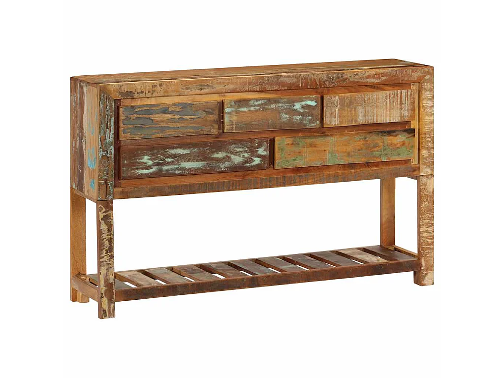 Buffet 120x30x75 cm Bois de récupération solide