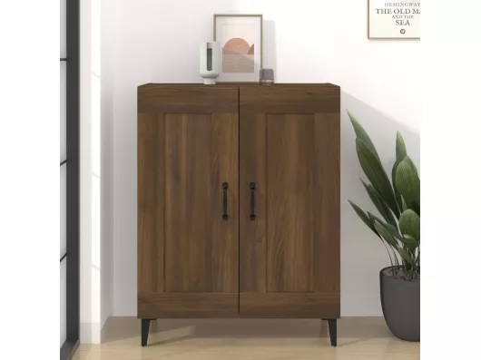 Kauf Unique Sideboard Braun Eichen-Optik 69,5x34x90 cm Holzwerkstoff