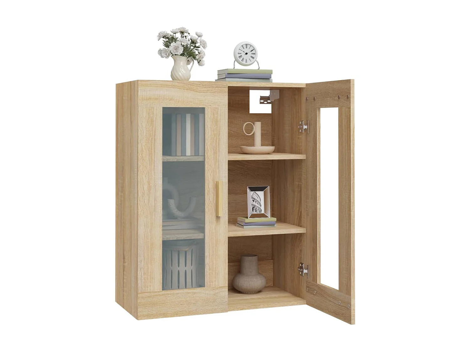 Armoire murale suspendue Chêne sonoma 69,5x34x90 cm