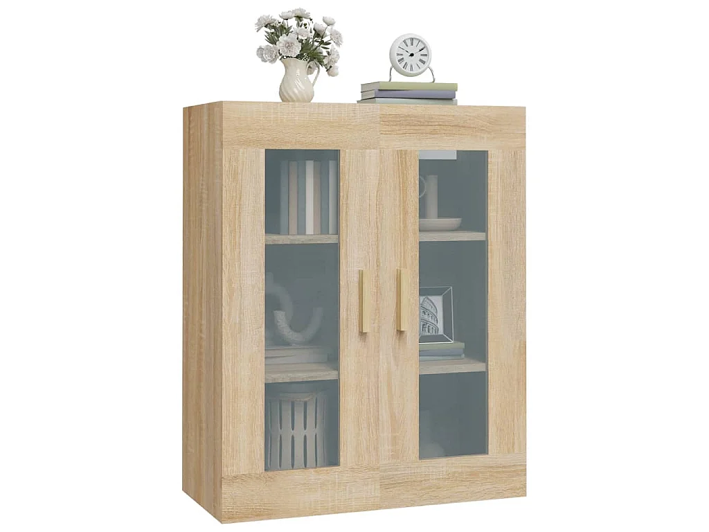 Armoire murale suspendue Chêne sonoma 69,5x34x90 cm