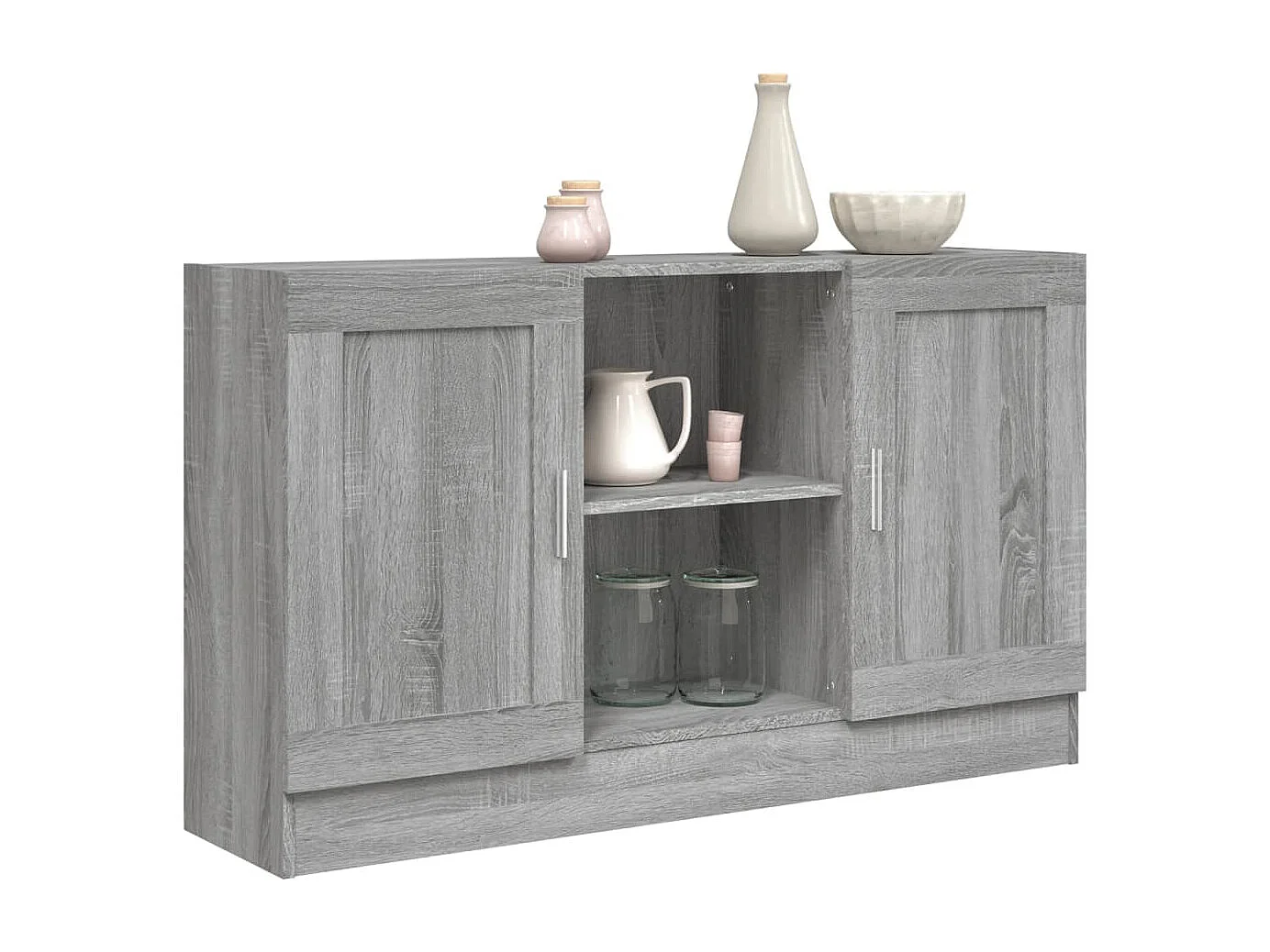 Buffet Sonoma gris 120x30,5x70 cm Bois d'ingénierie
