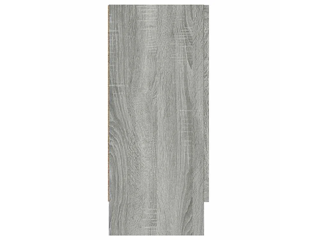 Aparador de madera contrachapada gris Sonoma 120x30,5x70 cm