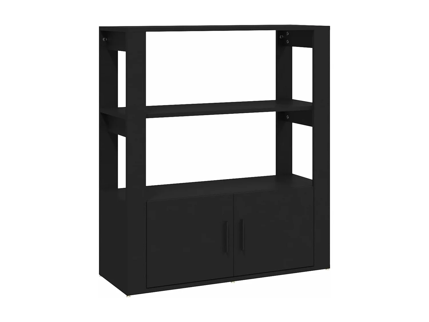 Aparador 80x30x90 cm derivados de madeira preto