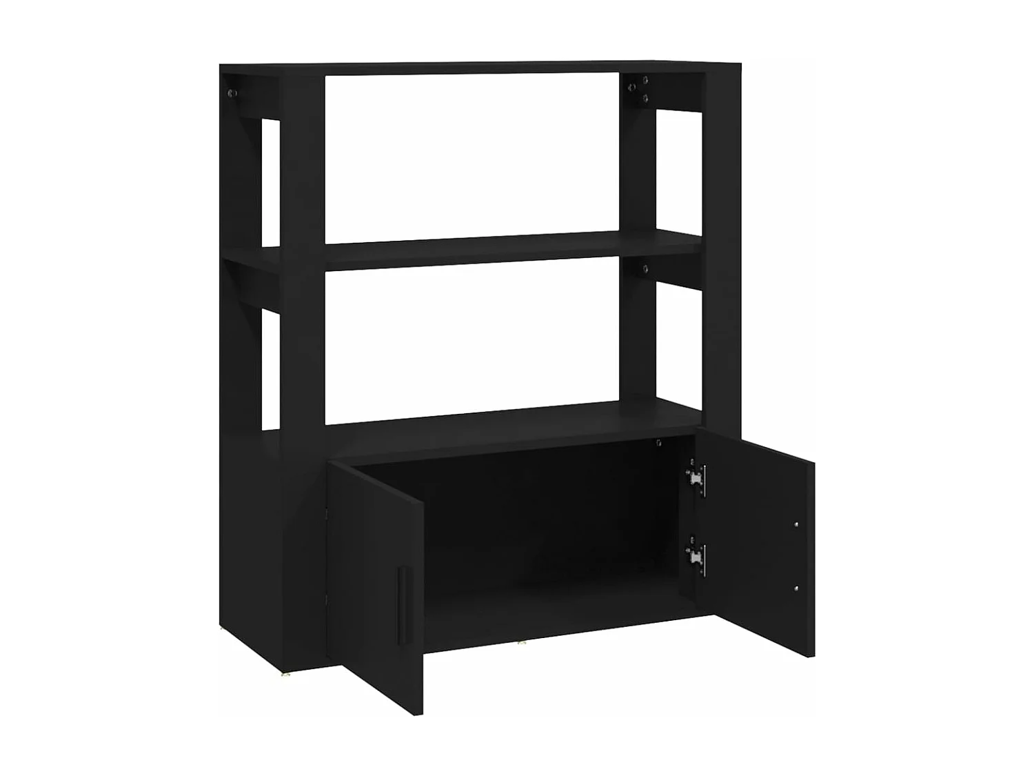 Aparador 80x30x90 cm derivados de madeira preto