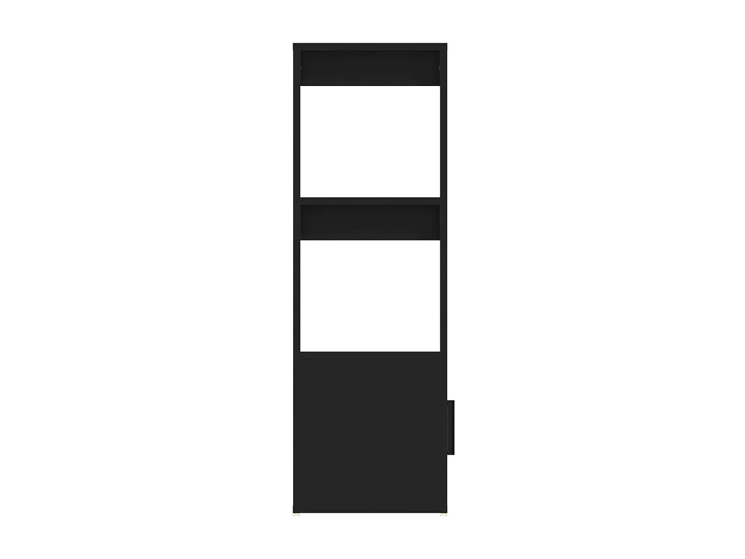 Aparador 80x30x90 cm derivados de madeira preto