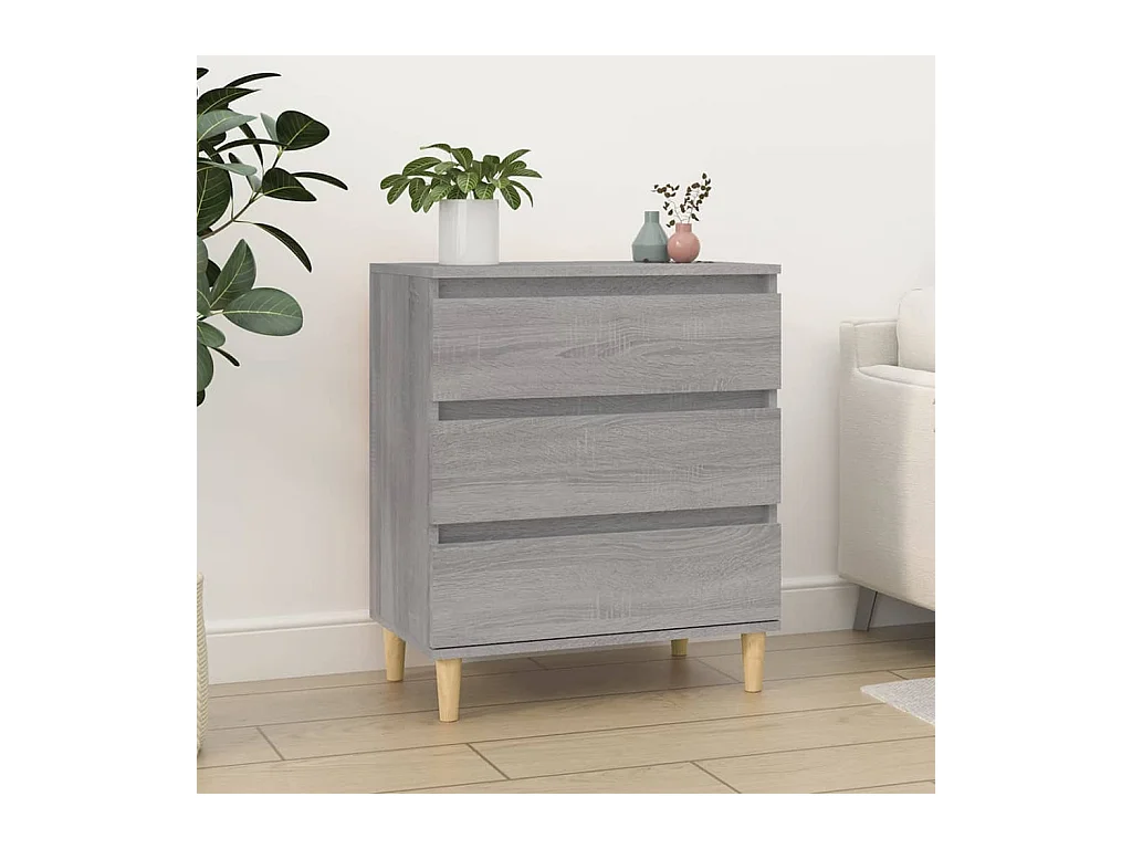 Sideboard Grau Sonoma 60x35x70 cm Holzwerkstoff