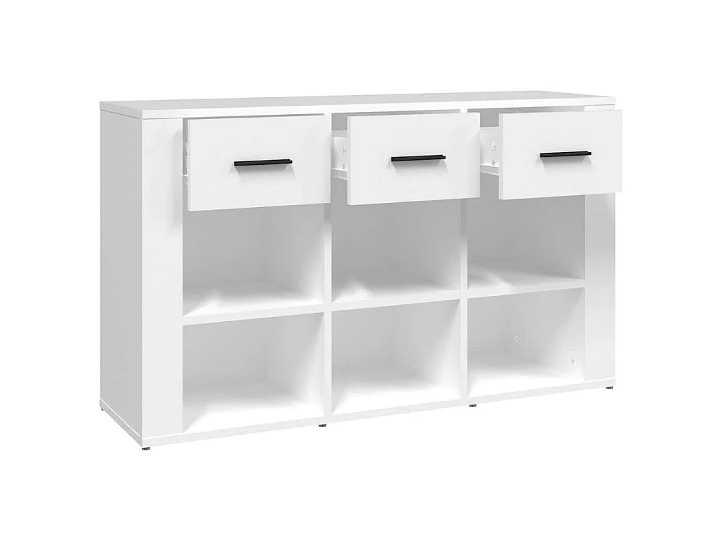 Sideboard Weiß 100x30x59,5 cm Holzwerkstoff