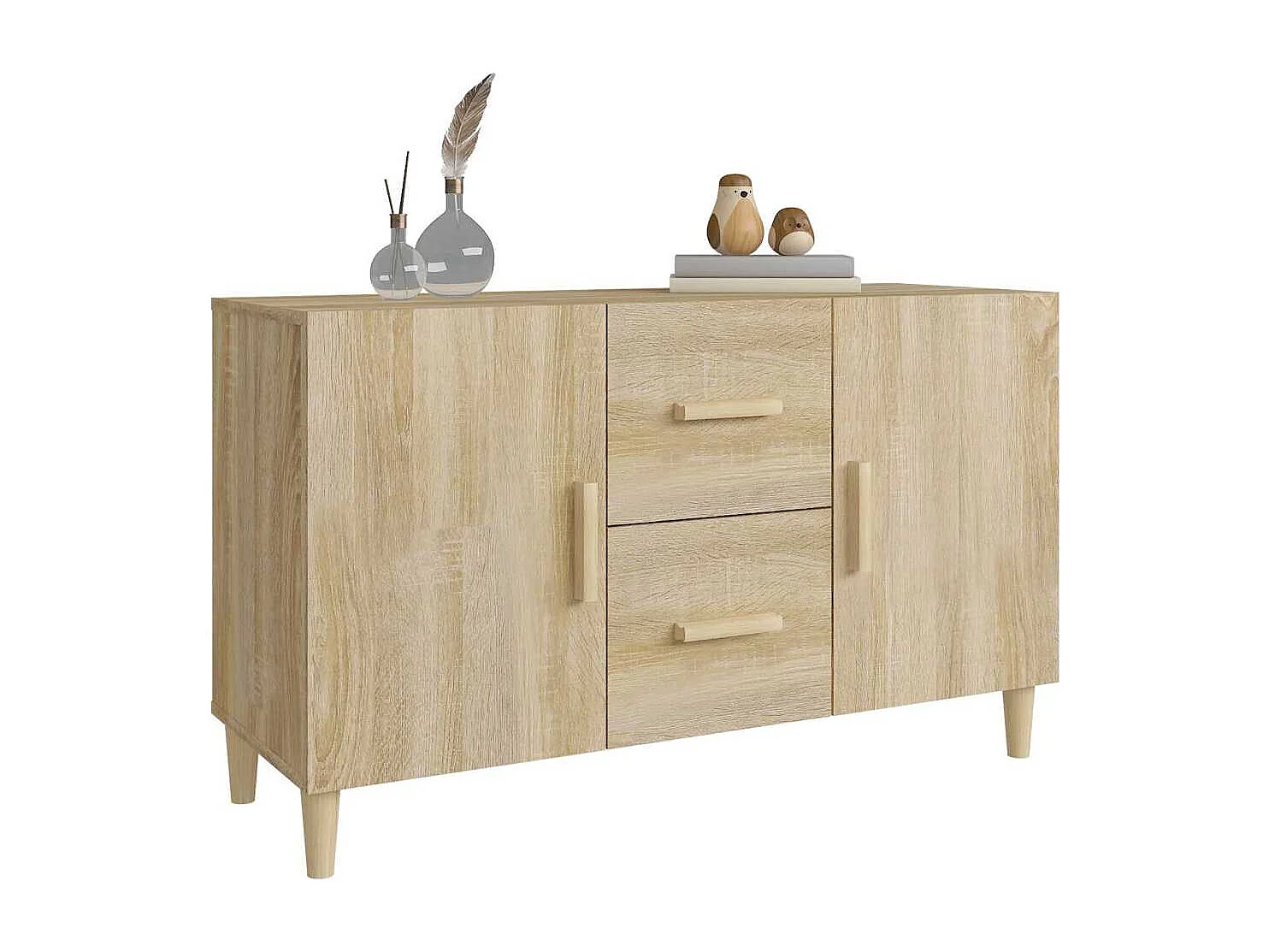 Sideboard Sonoma-Eiche 100x36x60 cm Holzwerkstoff