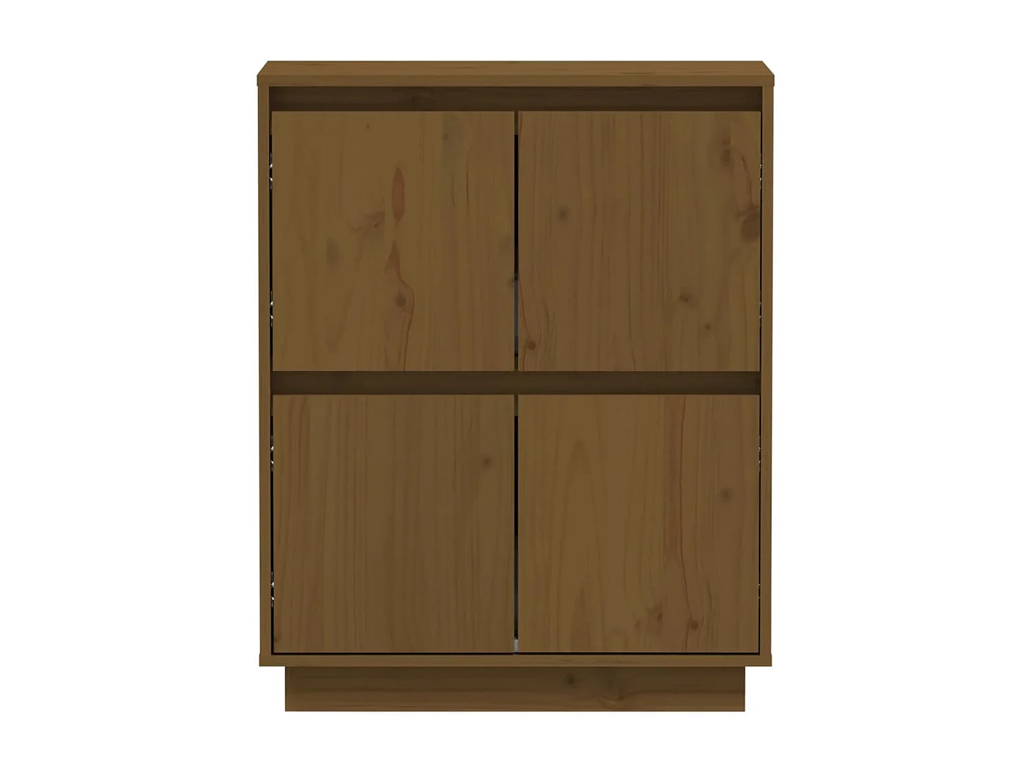 Dressoir 60x34x75 cm massief grenenhout honingbruin