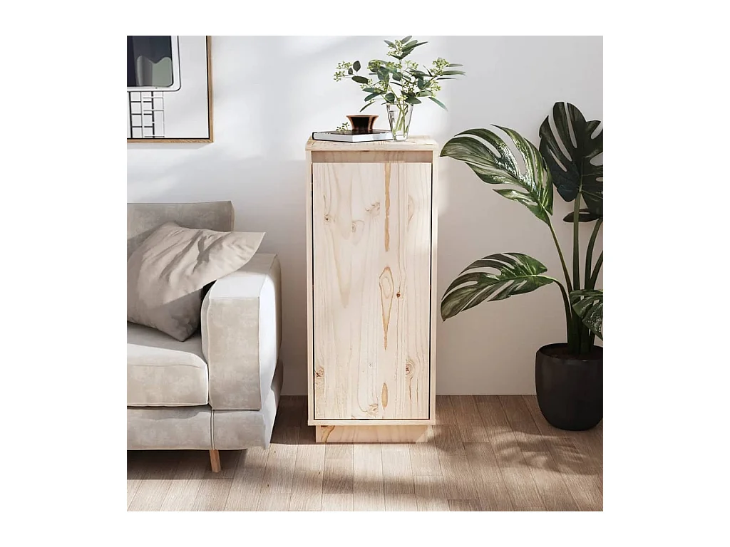 Dressoir 31,5x34x75 cm massief grenenhout
