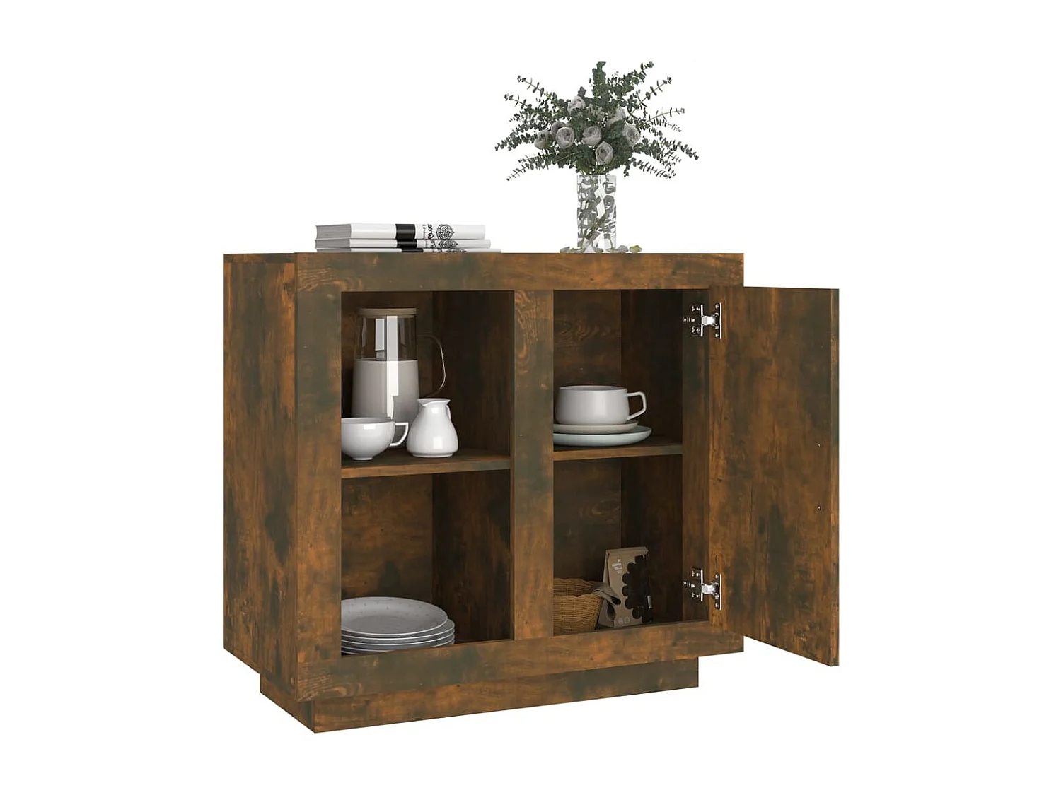 Credenza Rovere Fumo 80x40x75 cm