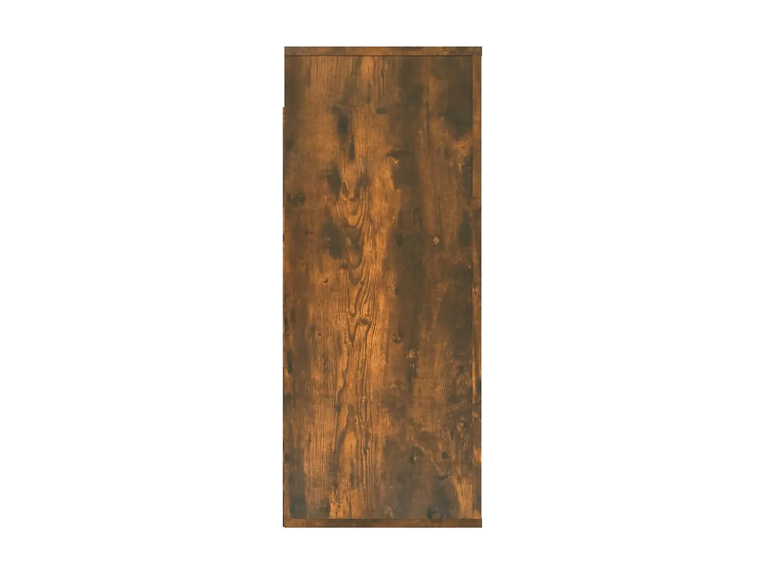 Wandkast 80x33x80 cm bewerkt hout gerookt eikenkleurig