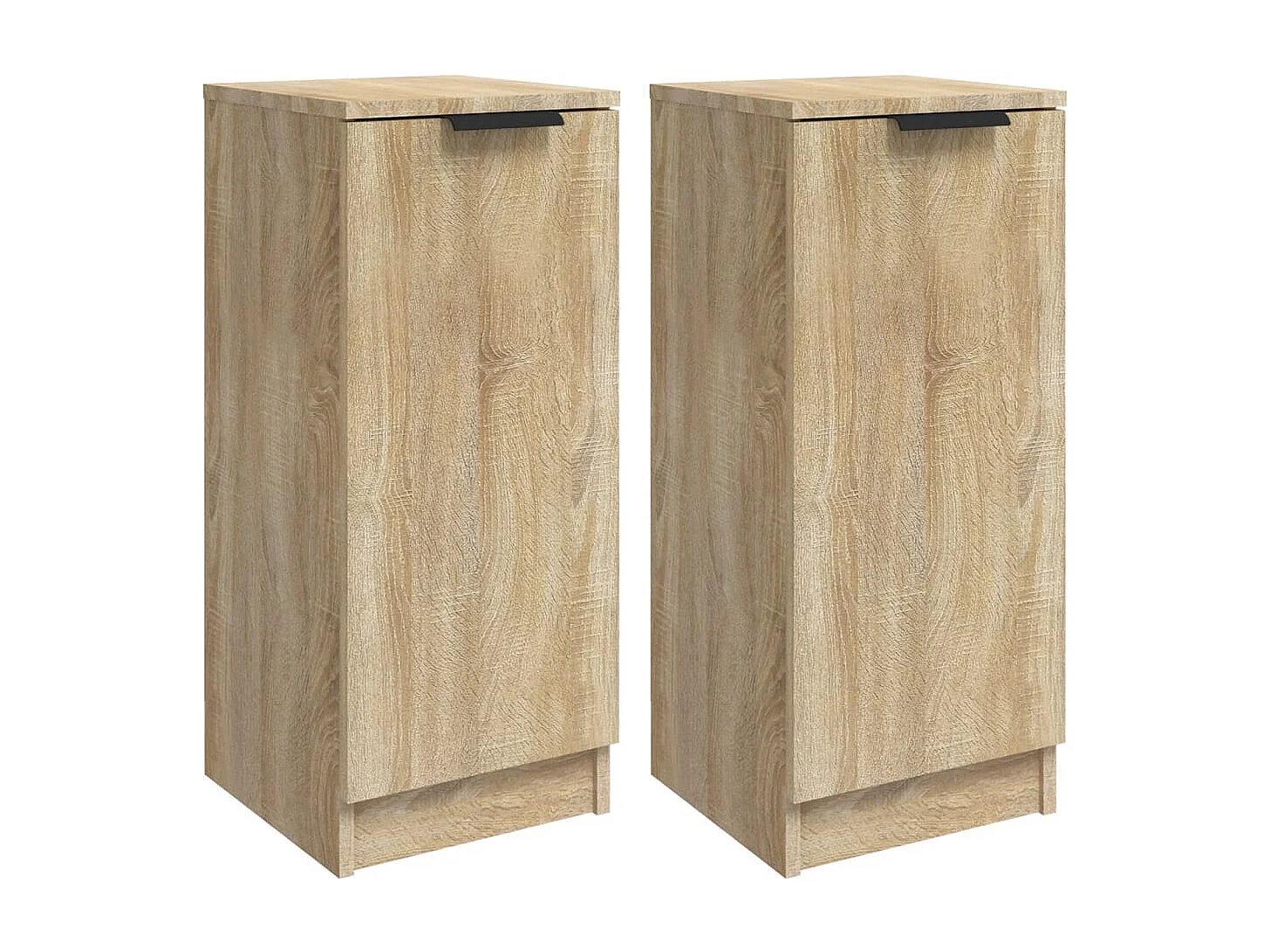 Buffets 2 pcs Chêne Sonoma 30x30x70 cm Bois d'ingénierie
